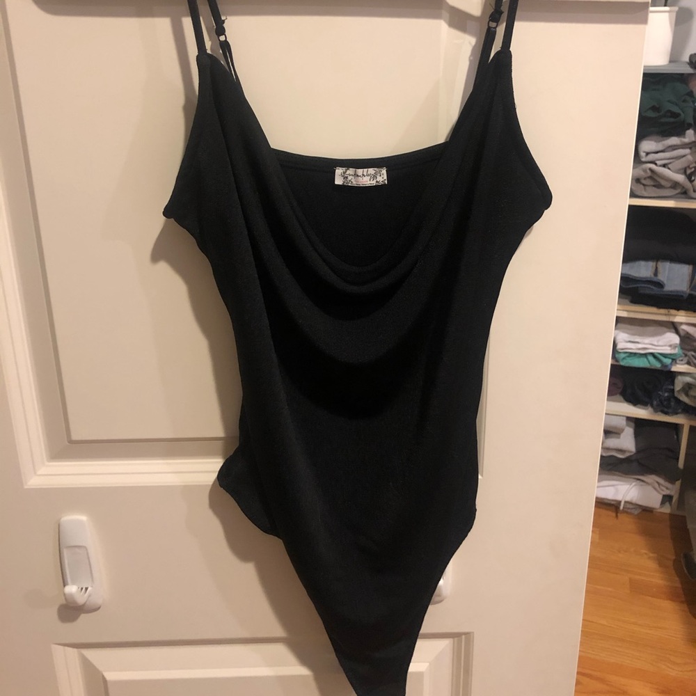 Free people black bodysuit